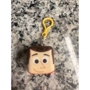 Disney Pixar Toy Story Woody Cube Keychain Bag Charm Yellow Blue